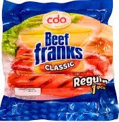 CDO BEEF FRANKS 250g