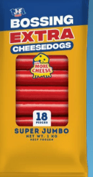 BOSSING CHEESEDOGS SUPER JUMBO 18 1Kg