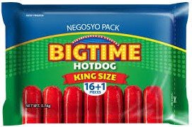 CDO BIGTIME NEGOSYO HOTDOG KINGSIZE 1Kg