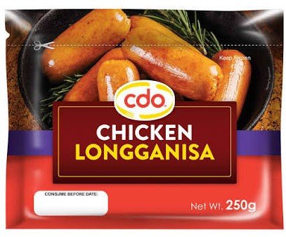 CDO CHICKEN LONGGANISA 250g