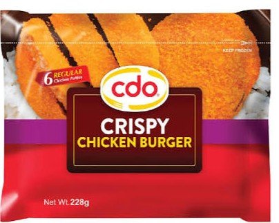 CDO CRISPY CHICKEN BURGER 228g