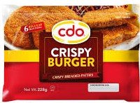 CDO ULAM CRISPY BURGER PATTES 228g