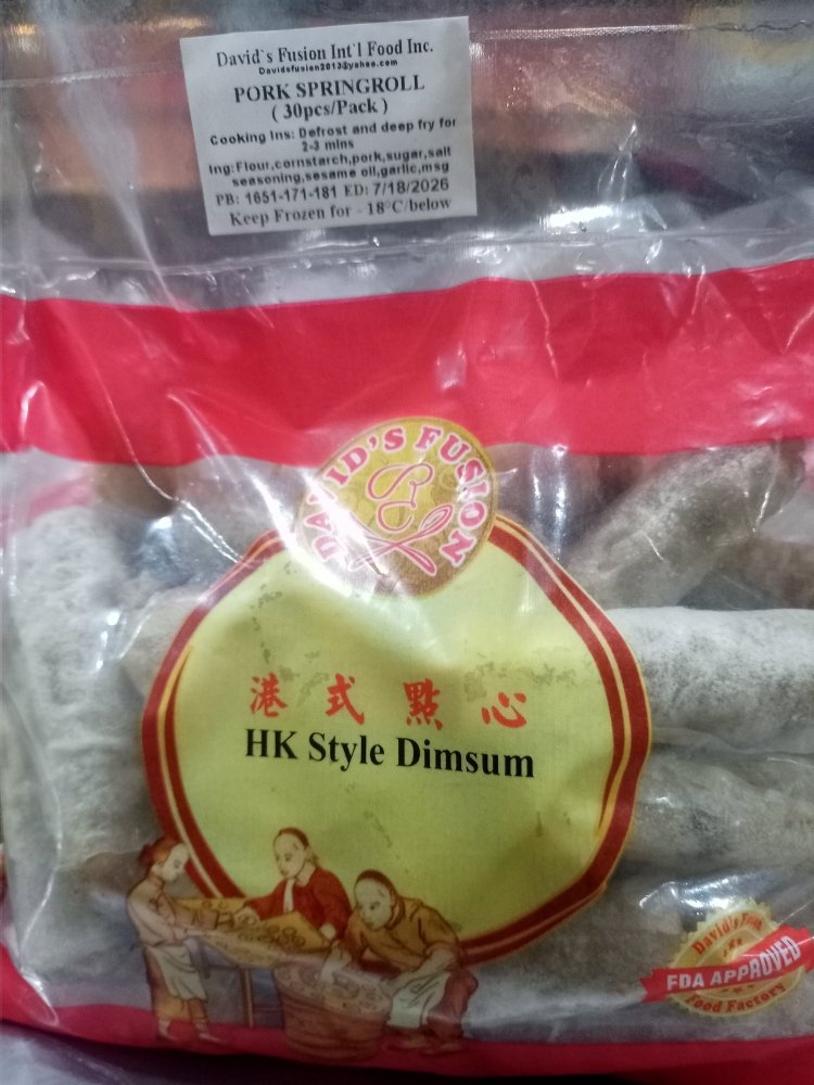 DAVIDS SPRING ROLL 30pcs per pack