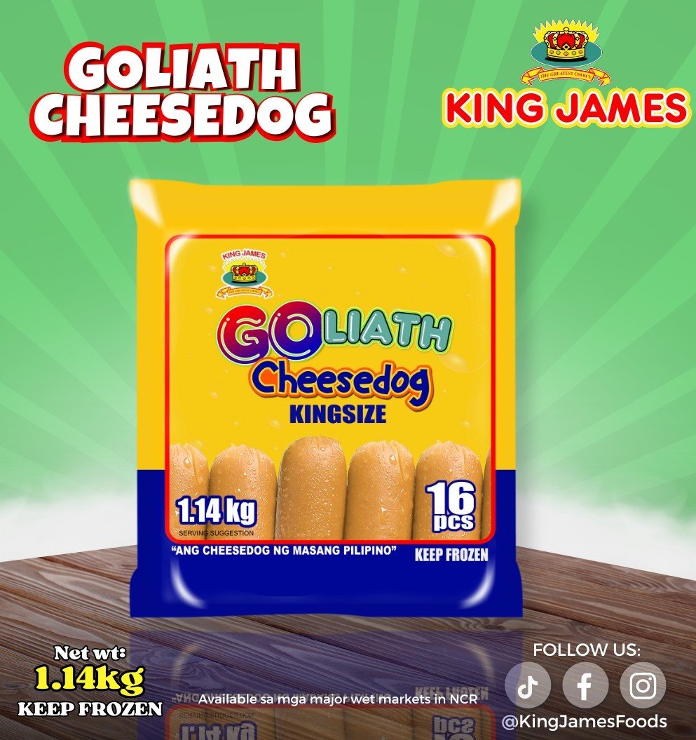 KJ GOLIATH CHEESEDOG KINGSIZE 1.14Kg 16