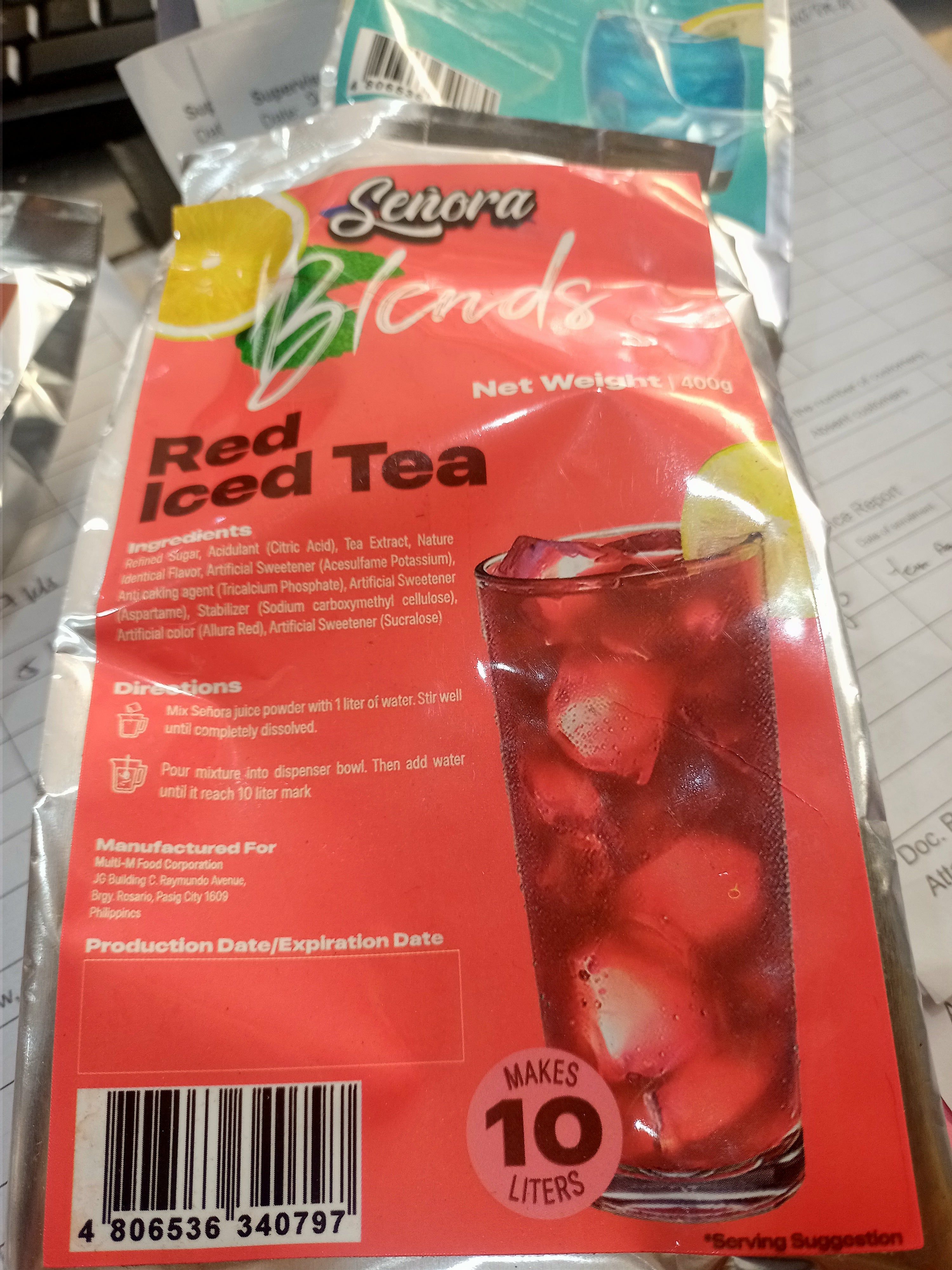 SENORA RED ICED TEA 400G