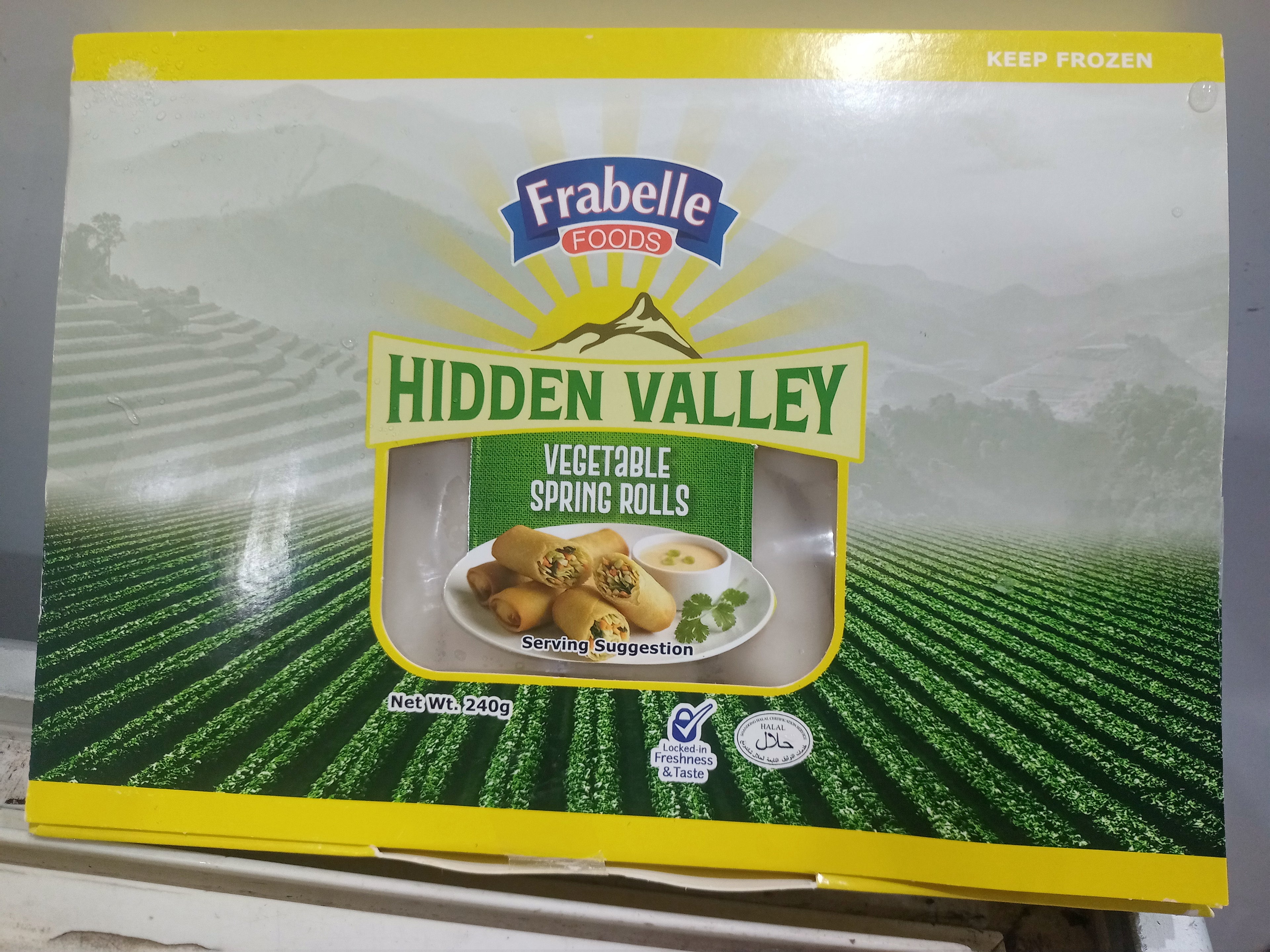 AMENICO HIDDEN VALLEY SPRING ROLL 240G