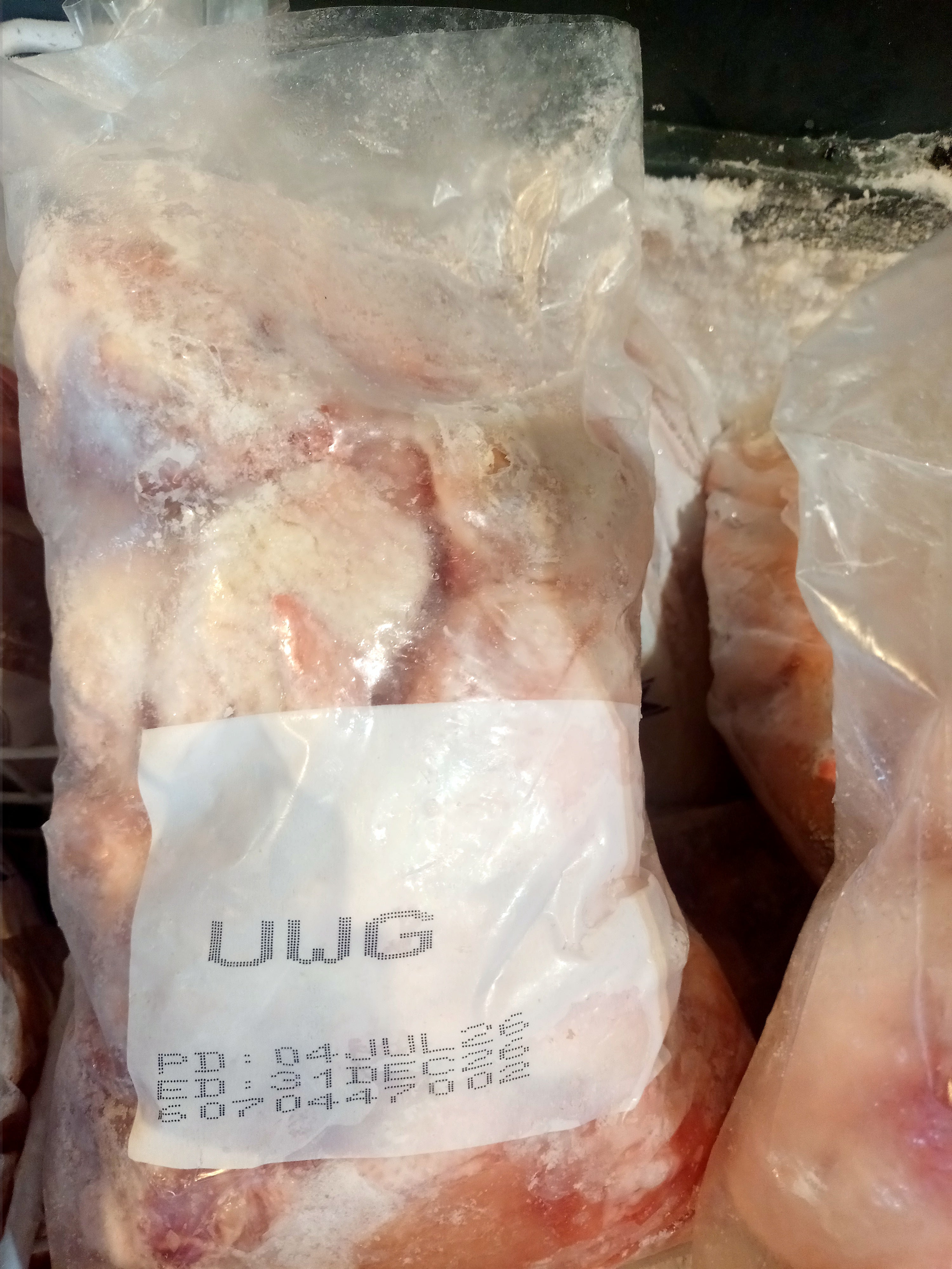 CUT UPS FROZEN WINGS UWG Approx. 1kl