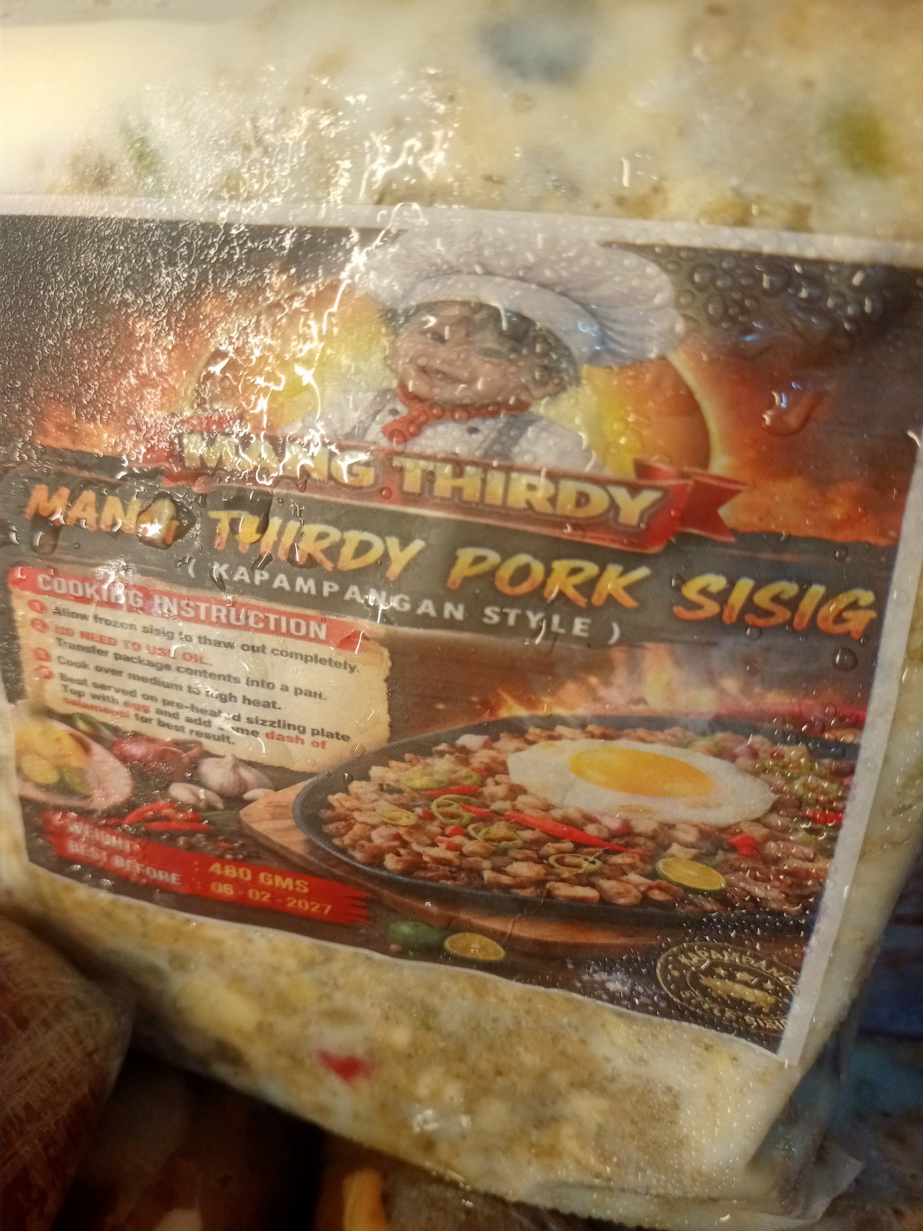MANG THIRDY PORK SISIG  480g