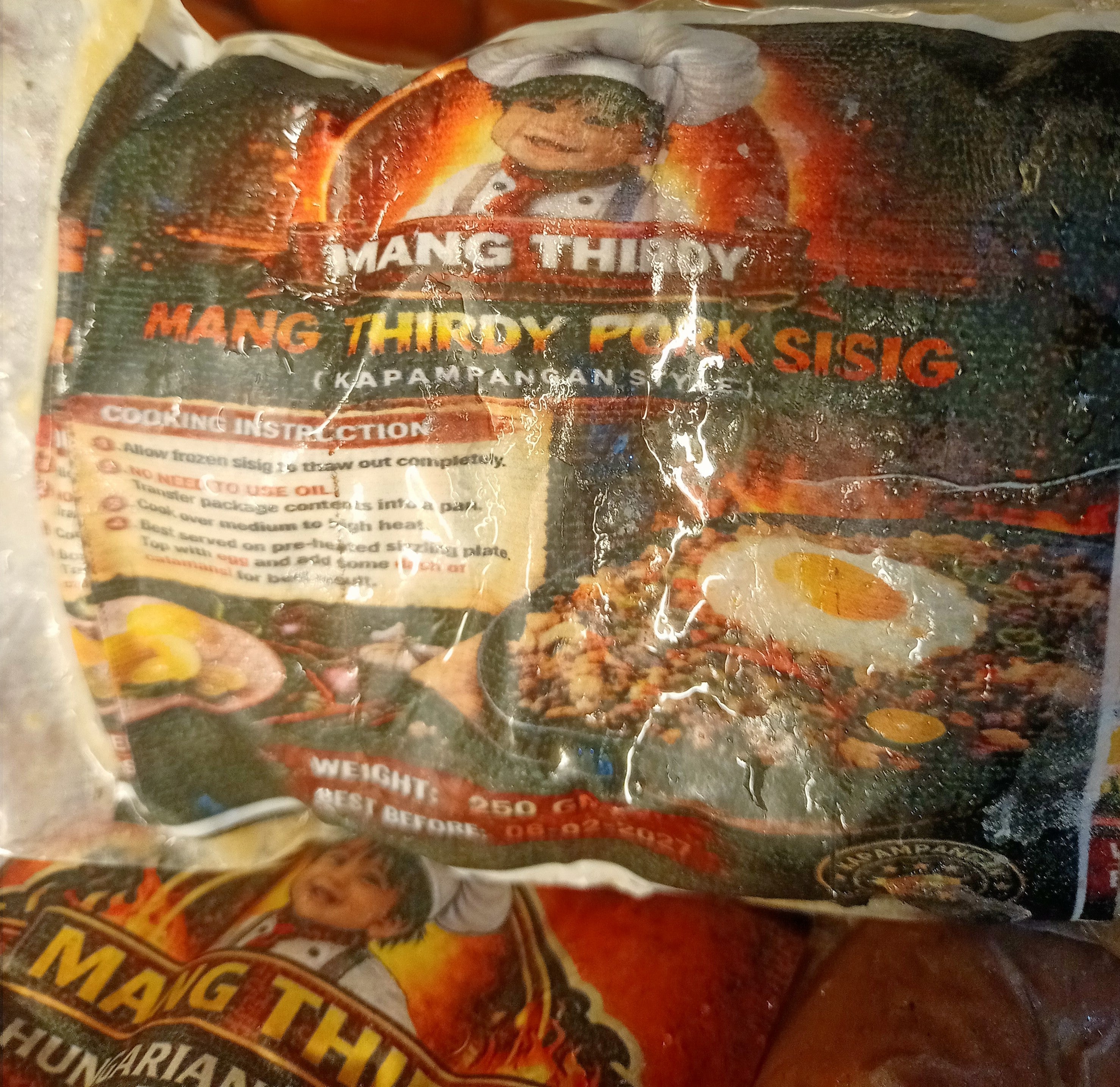 MANG THIRDY PORK SISIG 1Kg
