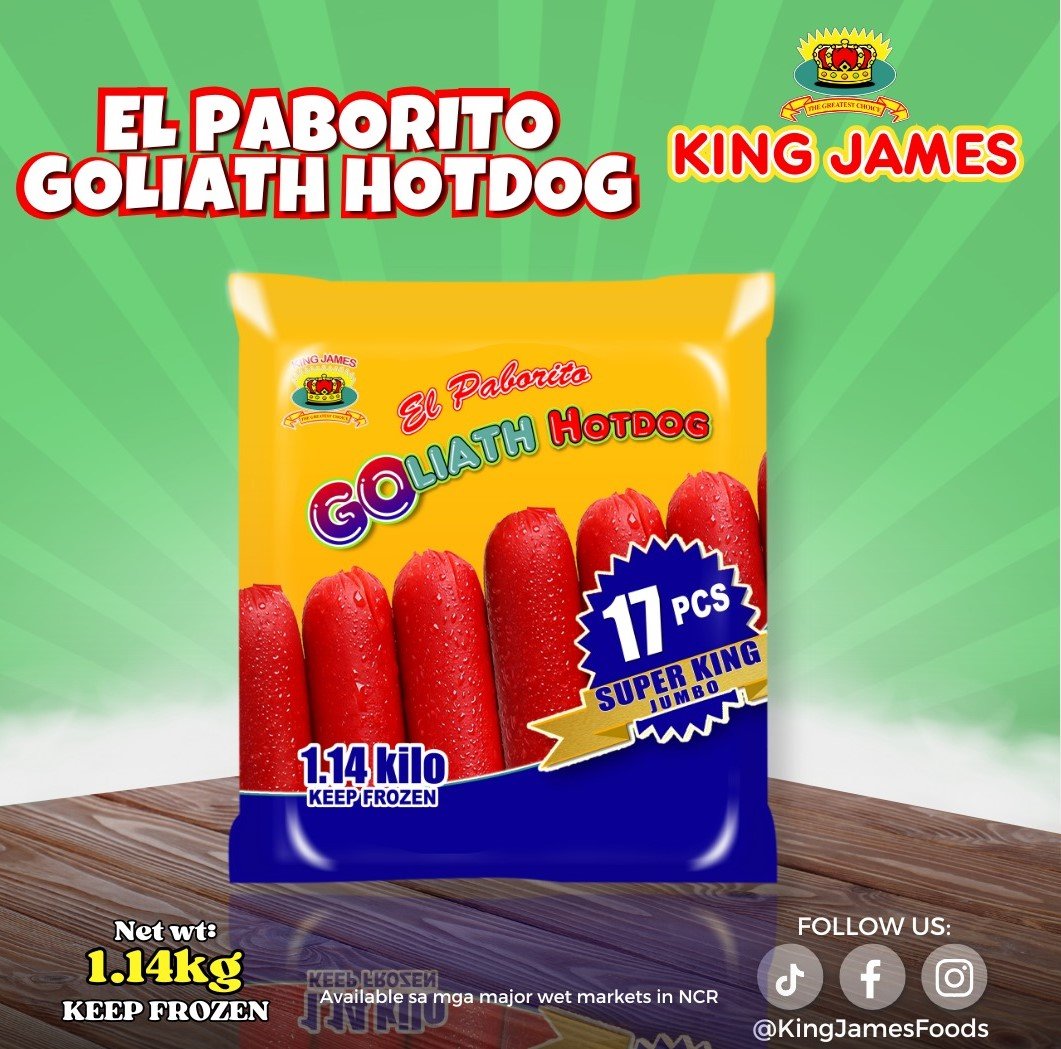 KJ EL PABORITO GOLIATH HOTDOG SUPER KING 1.14 17