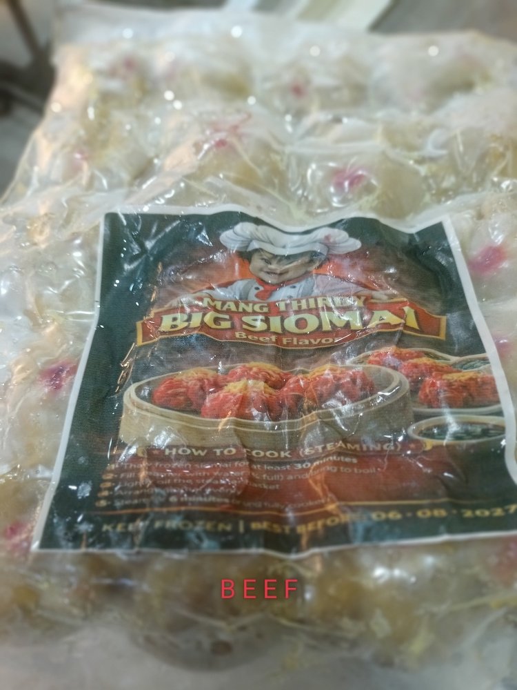 MANG THIRDY BIG SIOMAI BEEF FLAVOR 1Kg BY 20s
