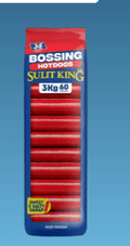 BOSSING HOTDOGS SULITKING 3Kg (60pcs)