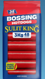 BOSSING HOTDOGS SULIT KING 3Kg (48pcs)