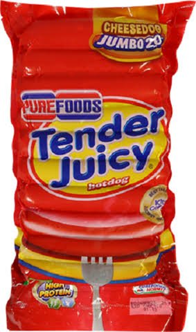 PUREFOODS TENDER JUICY JUMBO CHEESEDOGS 1Kg