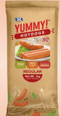 YUMMY HOTDOGS REGULAR 1Kg 30