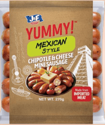 YUMMY MEXICAN STYLE CHIPOTEL & CHEESE MINI SAUSAGE 270g