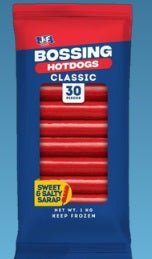 BOSSING HOTDOGS CLASSICS  30 1Kg