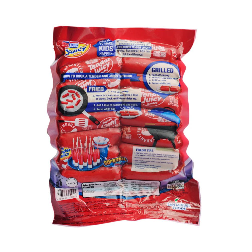 PUREFOODS TENDER JUICY HOTDOG COCKTAIL 250g